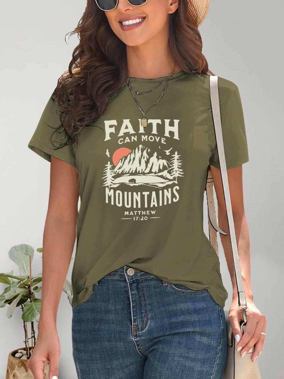 Trendy graphic tee for casual style - Love Salve